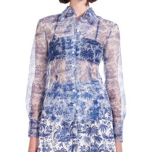 Staud long sleeve Brady Top